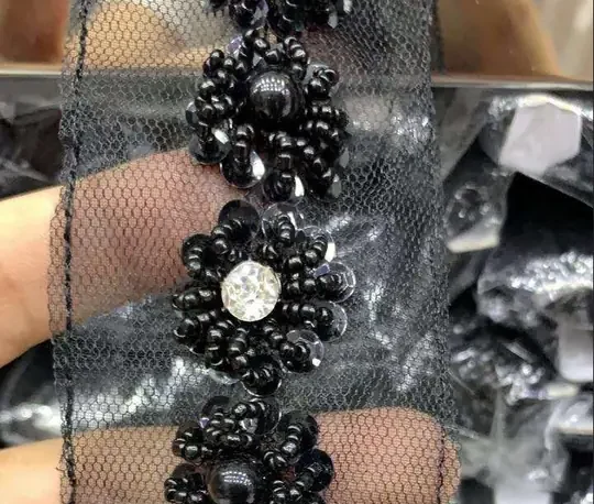 Glass Beads Lace 2# supplied by Al Musa Trading
