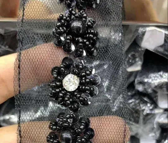 Glass Beads Lace 2# supplied by Al Musa Trading