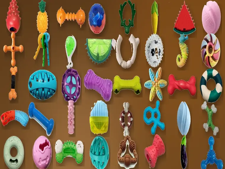 Rubber Dog Toys from the Alpethome catalogue