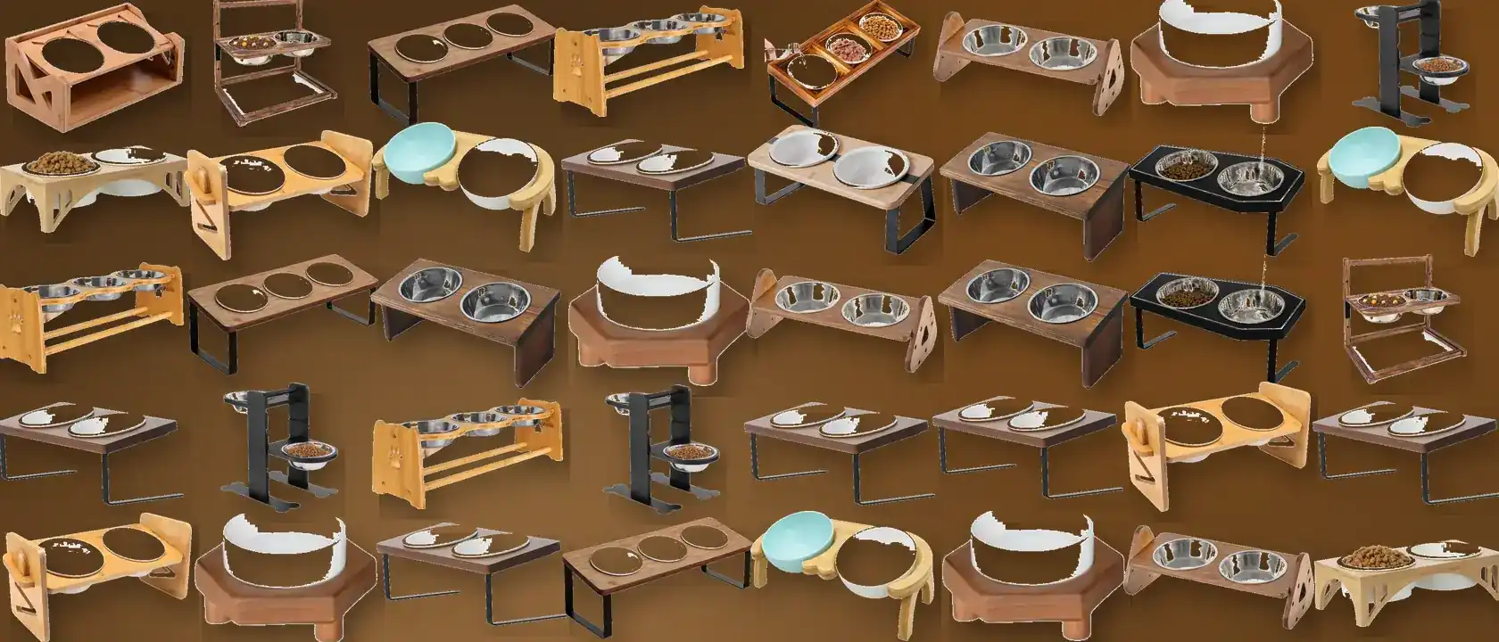 Raised Pet Bowls from the Alpethome catalogue