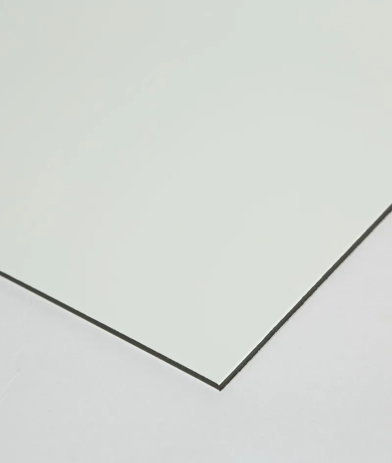 Stone-look aluminum composite panel finish sample