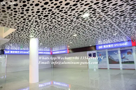 New Building Customized New Aluminum Hyperbolic Panel With Special Shape For Cladding Facade