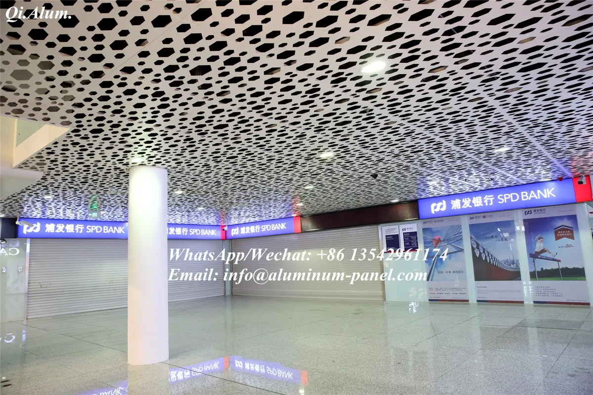 New Building Customized New Aluminum Hyperbolic Panel With Special Shape For Cladding Facade