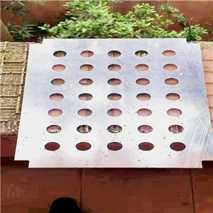 Fire rated aluminum perforated metal wall cladding panels — Foshan Qi Aluminum Decorative Materials Co., Ltd