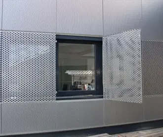 2020 New Pattern Aluminum Water Jet Perforated Sheet For Outdoor Building Decorative
