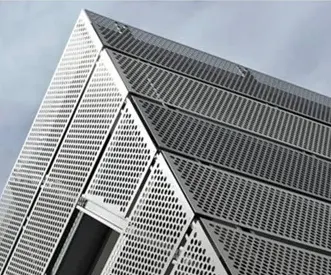 Made in China AKZO NOBEL Paint Architectural aluminium perforated facade cladding panel — Foshan Qi Aluminum Decorative Materials Co., Ltd