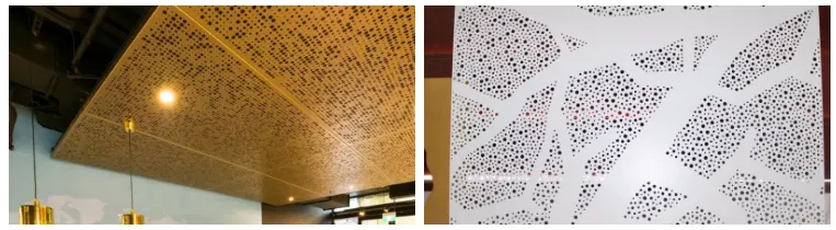 AA6063 Material Aluminum Perforated Panel for Interior Decorative — Foshan Qi Aluminum Decorative Materials Co., Ltd
