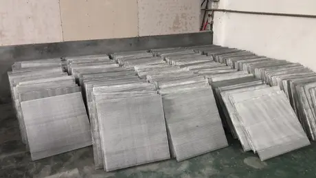 AA1100 Material Aluminum Expanded Metal Mesh Panel