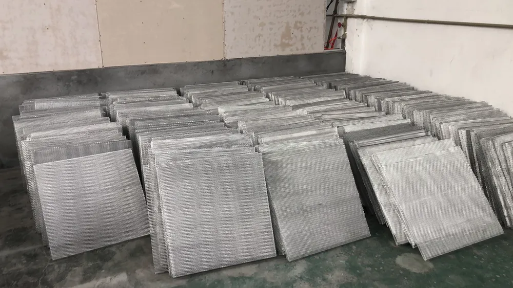 AA1100 Material Aluminum Expanded Metal Mesh Panel — Foshan Qi Aluminum Decorative Materials Co., Ltd
