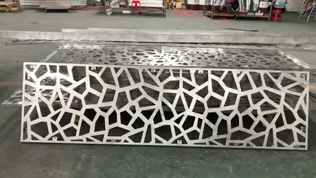 Customized aluminum perforated panel for indoor decorative