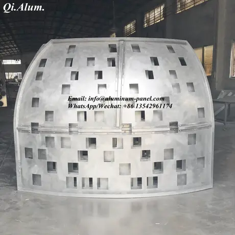 Aluminium glass curtain wall for building exterior