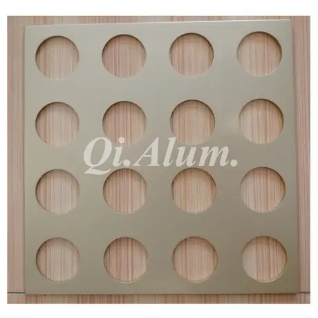 Indoor Mall Wood Grain Aluminum Panel Wavy Imitation Wood Grain Aluminum Panel