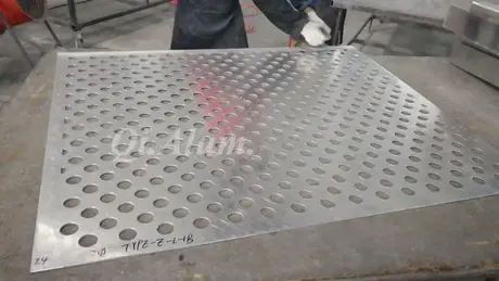 Exterior decorative building aluminium perforated facade panel