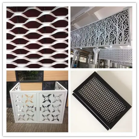 Aluminum Square Holes Perforated Mesh Sheets