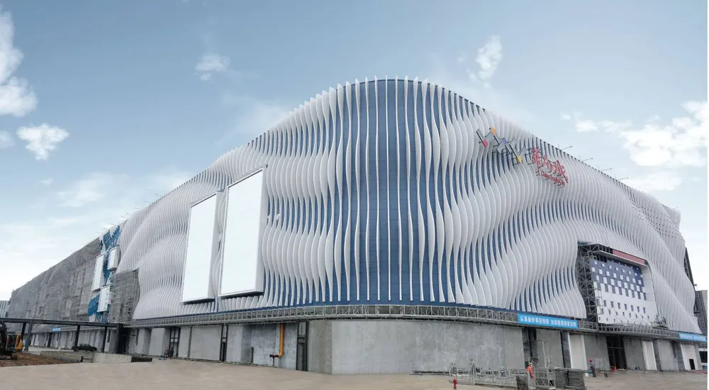Aluminium JOTUN Powder coated facade wall decorative panels &mdash; Foshan Qi Aluminum Decorative Materials Co., Ltd