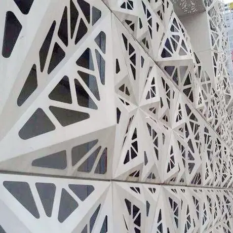 2020 External Corten Aluminum Metal Screen Panel for Building Decorative