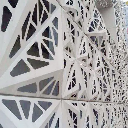 3D Wall Facade Cladding Solid Panels Curtain Wall Decorative Panel — Foshan Qi Aluminum Decorative Materials Co., Ltd