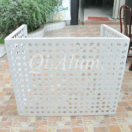 2.5mm Air Conditioner Cover Wall Cladding Decoration Aluminium Solid Panel