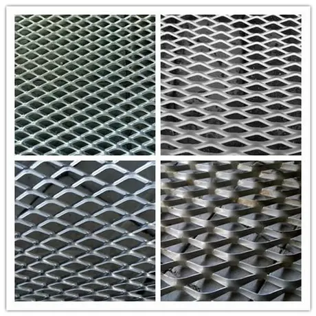 AA1100 Material Aluminum Welded Expanded Wire Mesh Panel for Construction Decorative