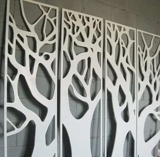 Laser Cutting Aluminium Cladding Sheet Metal Facade Panels For Building — Foshan Qi Aluminum Decorative Materials Co., Ltd