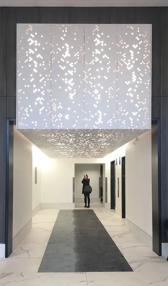 AA3003 Material Interior Aluminum Wall Cladding Decoration Panel — Foshan Qi Aluminum Decorative Materials Co., Ltd