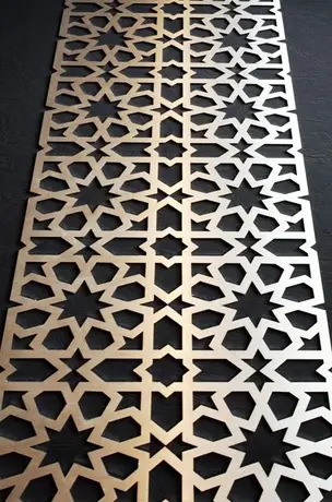 Architectural aluminum decorative laser cut metal screen design