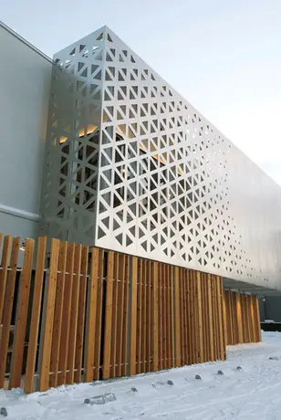 Outdoor Wall Architectural Perforated Metal Aluminum Facade Cladding Panels
