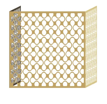 Aluminum air conditioner protection cover — Foshan Qi Aluminum Decorative Materials Co., Ltd