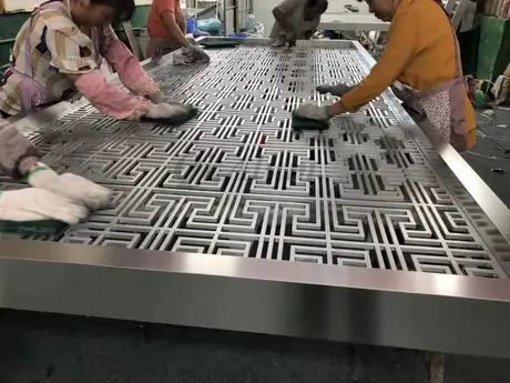 Aluminum decorative perforated sheet metal panels factory