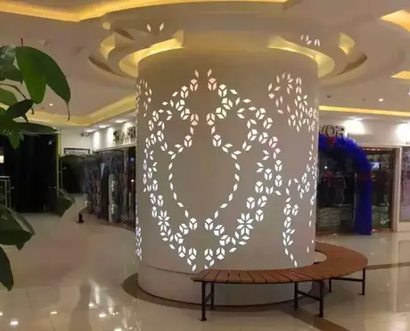 Interior Facade Aluminium Perforated Decorative Panel