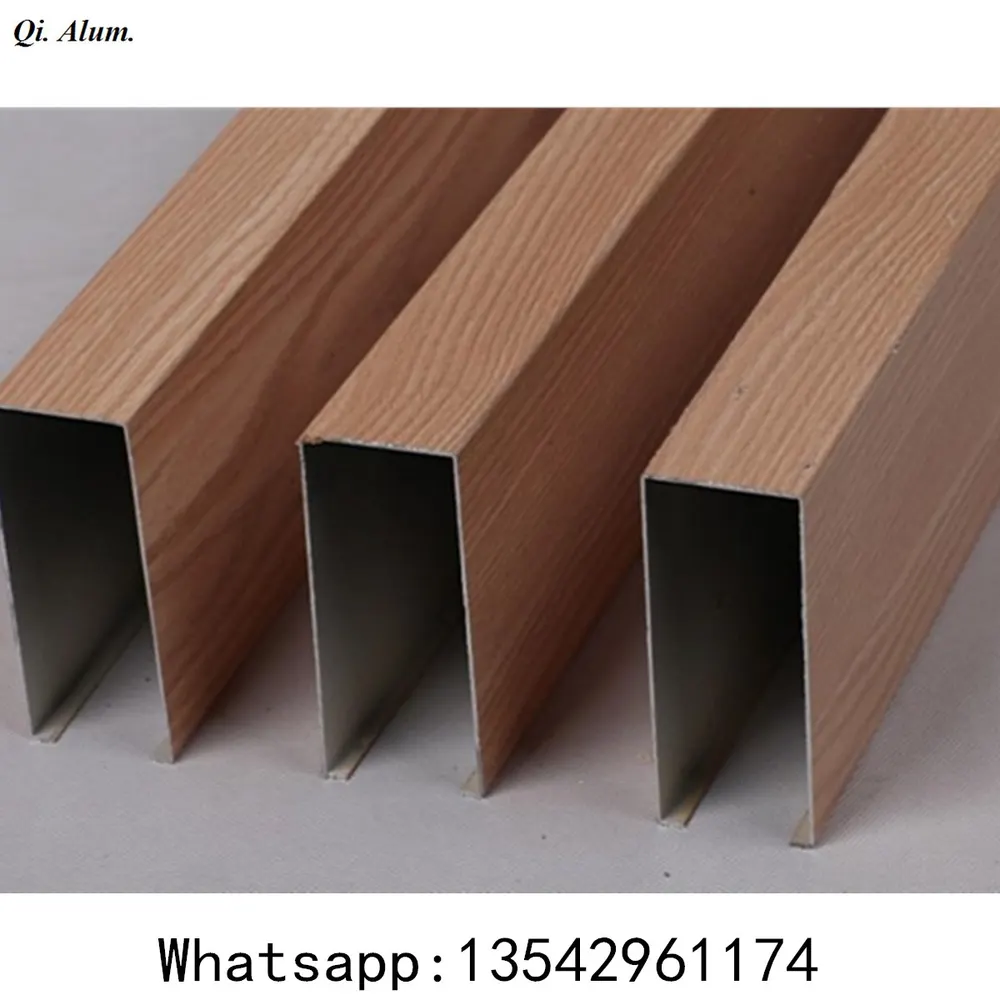 Aluminum ceiling buckle curtain wall interior decoration — Foshan Qi Aluminum Decorative Materials Co., Ltd