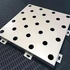 Powder Coated Aluminium Facade Screens Panels — Foshan Qi Aluminum Decorative Materials Co., Ltd