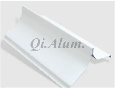 Aluminium Baffle Ceiling V Shape Decorative Profile — Foshan Qi Aluminum Decorative Materials Co., Ltd
