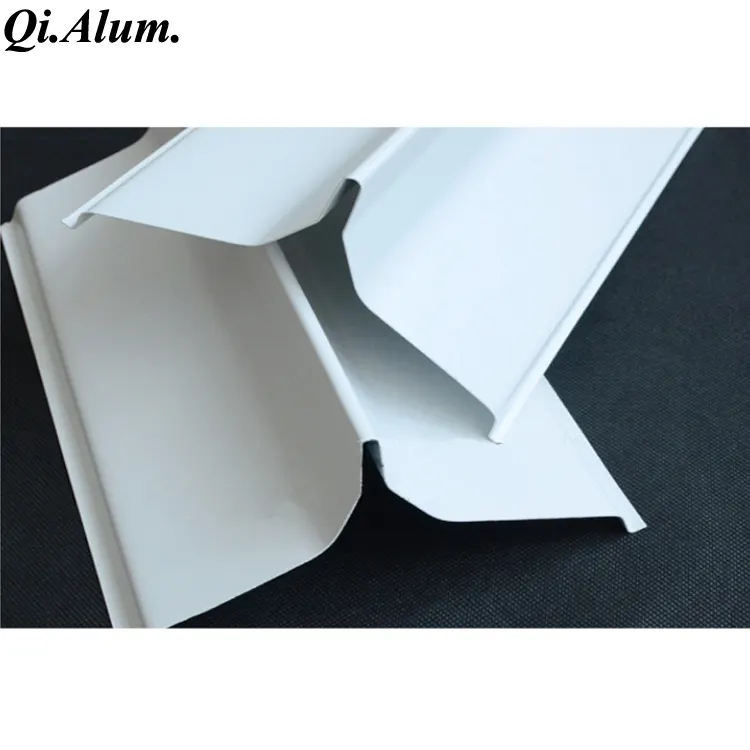 V-Plank Ceiling Decoration Aluminum V-shape Strip Ceiling Tiles — Foshan Qi Aluminum Decorative Materials Co., Ltd