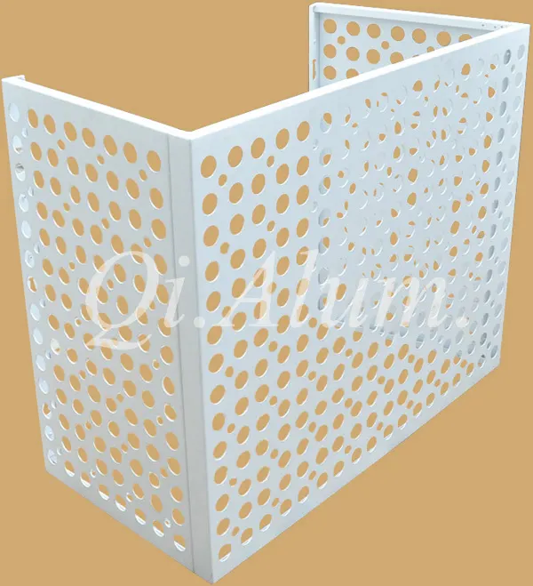 Perforated Aluminum Panel Aluminum Panel Decoration Specifications Customized Design — Foshan Qi Aluminum Decorative Materials Co., Ltd