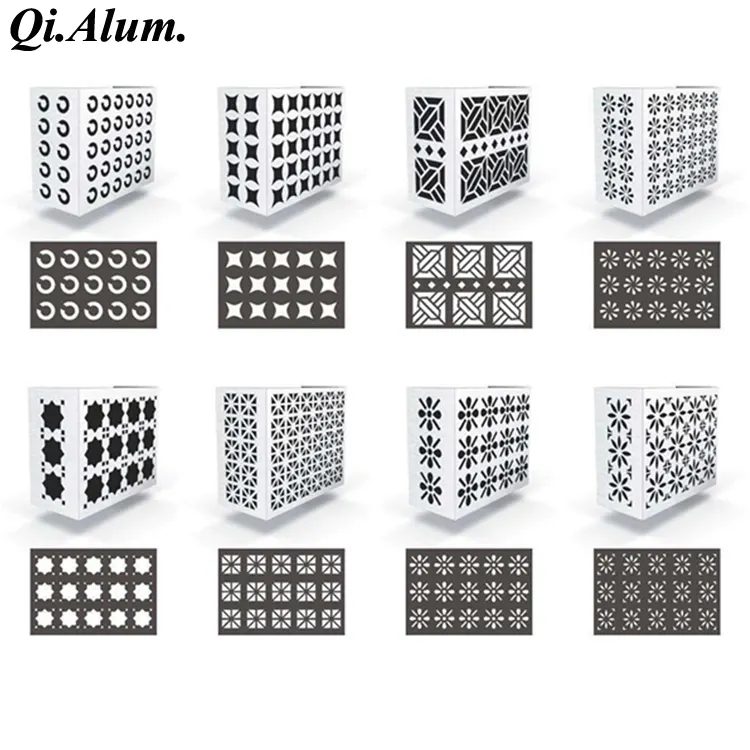 AA5005 CNC Cutting Perforated Decorative Panels — Foshan Qi Aluminum Decorative Materials Co., Ltd