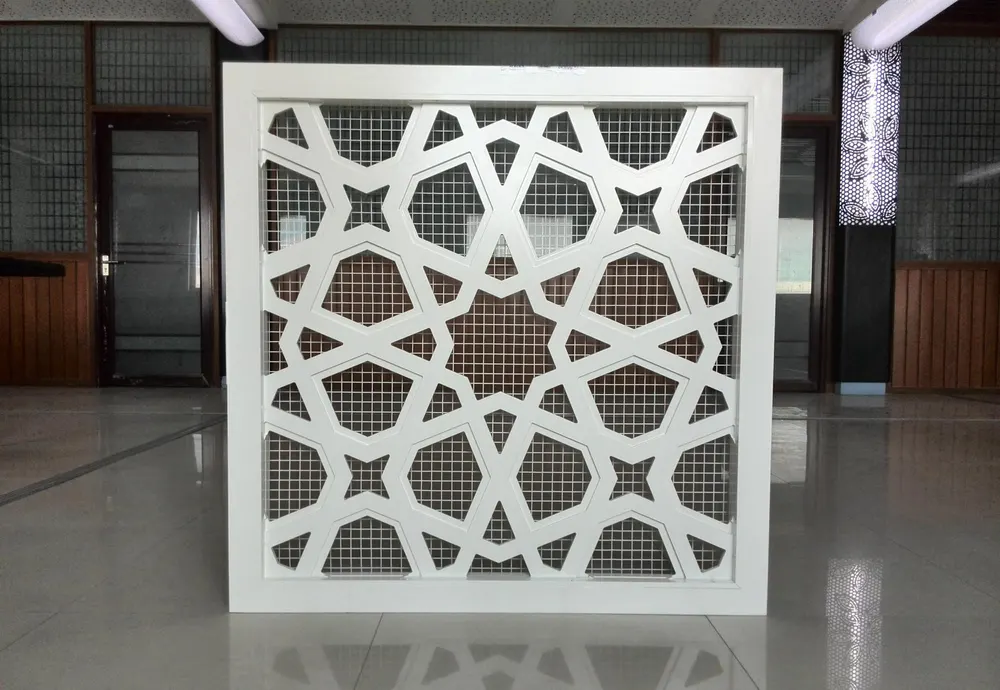 CNC Cutting ASTM cetificated aluminum panel/perforated fence panel — Foshan Qi Aluminum Decorative Materials Co., Ltd