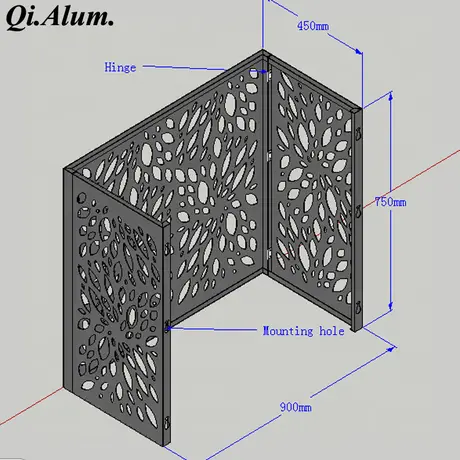 Building Exterior Facade Aluminum Curtain Wall System