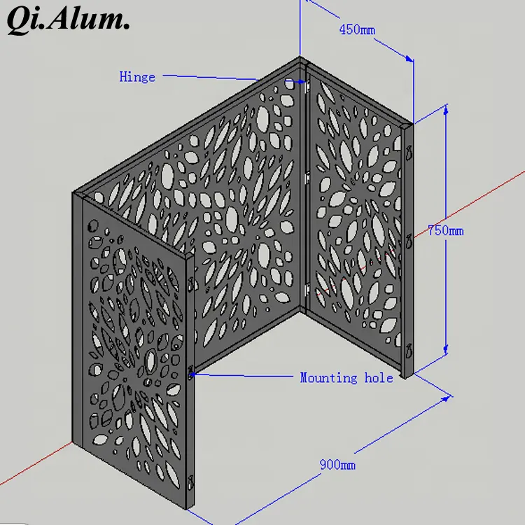 Building Exterior Facade Aluminum Curtain Wall System — Foshan Qi Aluminum Decorative Materials Co., Ltd