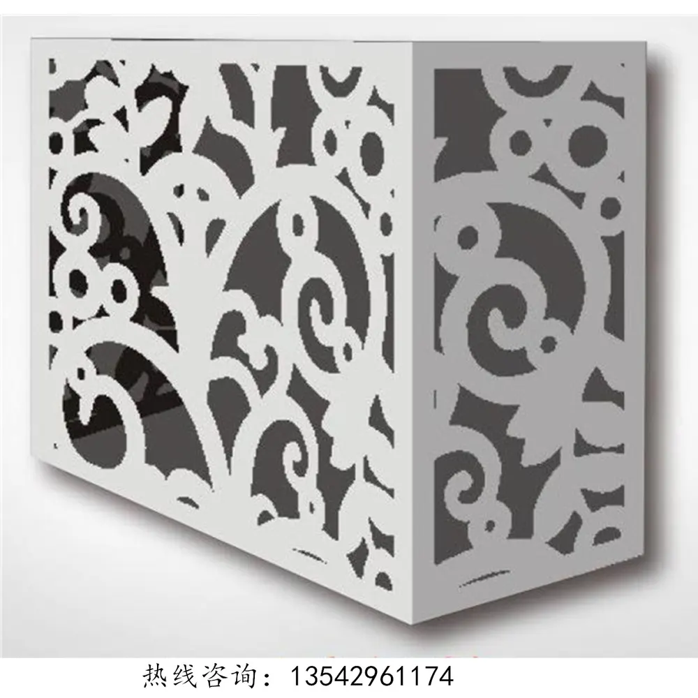 Light weight decorative metal aluminum air conditioner cover — Foshan Qi Aluminum Decorative Materials Co., Ltd