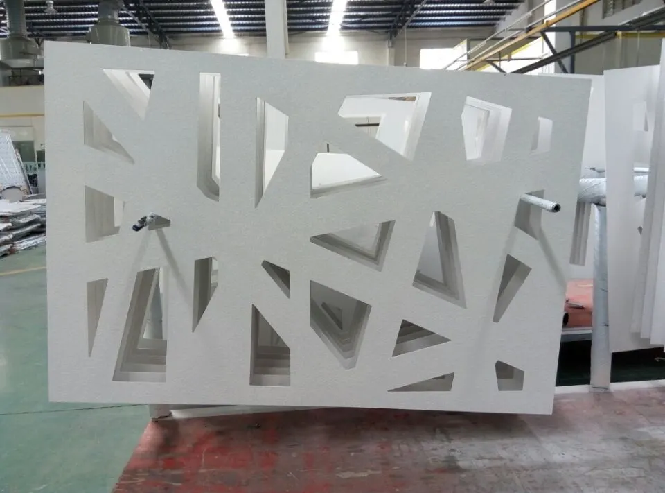 Cnc Cut Building Exterior Aluminum Perforated Facade Panel — Foshan Qi Aluminum Decorative Materials Co., Ltd