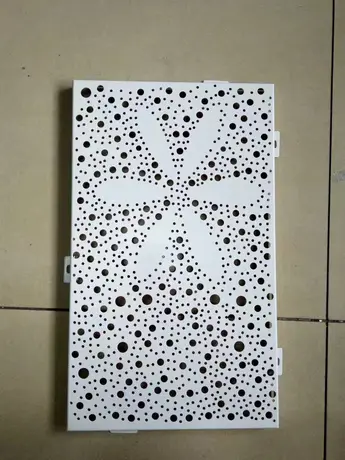 Punching hole anodizing aluminum perforated metal panels for walls