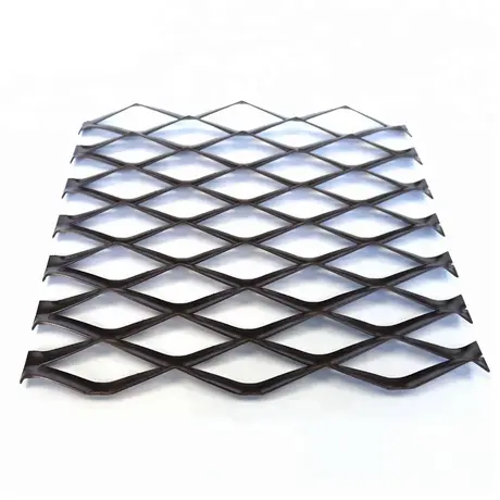 Super Durable JOTUN Powder Coating Aluminium Expanded Wire Mesh Panels Outdoor Decoration