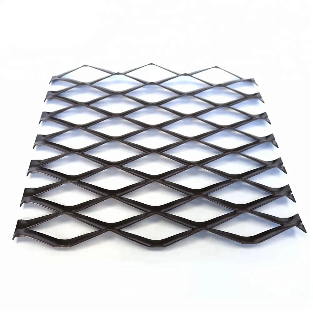 Super Durable JOTUN Powder Coating Aluminium Expanded Wire Mesh Panels Outdoor Decoration &mdash; Foshan Qi Aluminum Decorative Materials Co., Ltd