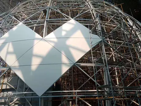 aluminum double curved soild panel manufacturer