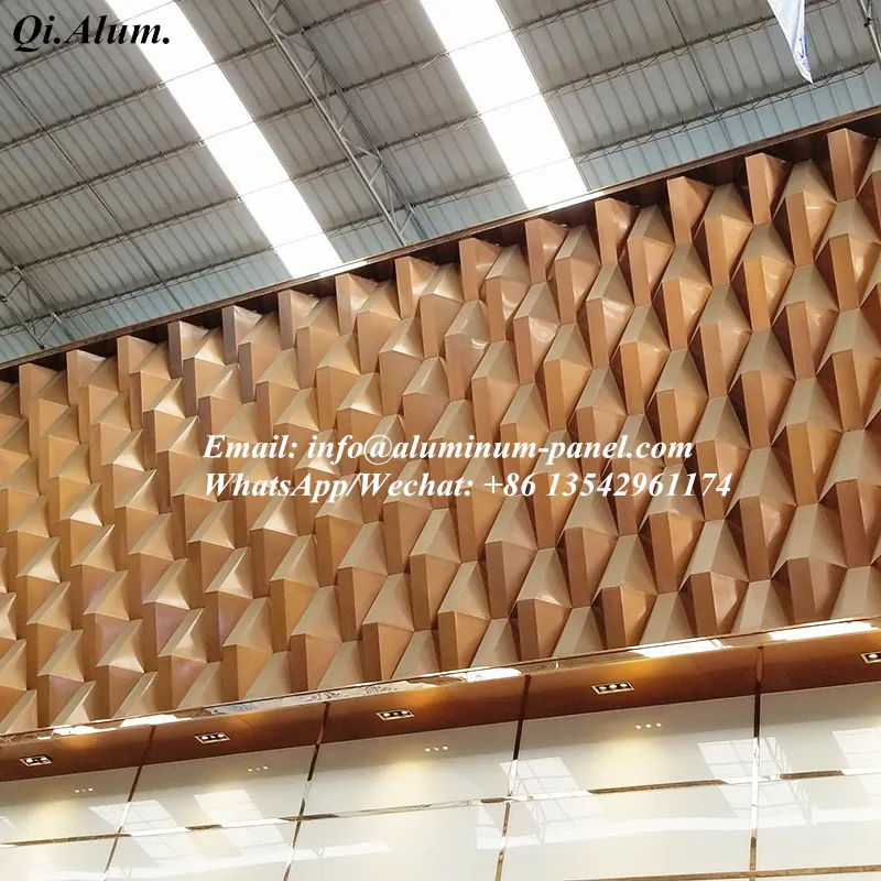 Interior and exterior aluminum screen decorative — Foshan Qi Aluminum Decorative Materials Co., Ltd