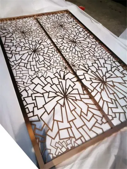 hotel new designed decorative stainless steel screen — Foshan Qi Aluminum Decorative Materials Co., Ltd