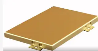 wooden finish treated aluminum solid panel