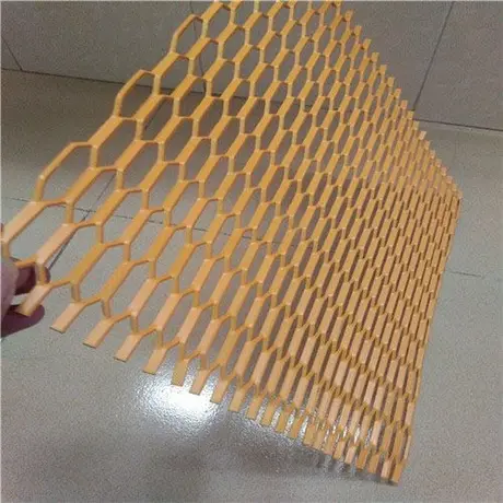 Cheap Aluminum Expanded Curtain Wall Panel Expanded Metal Mesh SDF Powder Coating Finish