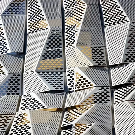 aluminum CNC cutting laser wall perforated panels for decoration
